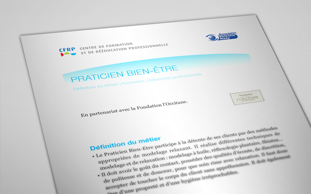 Fiche metier praticien bien etre