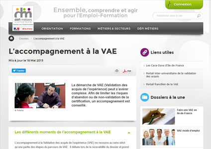 accompagnement à la validation des acquis de l'experience