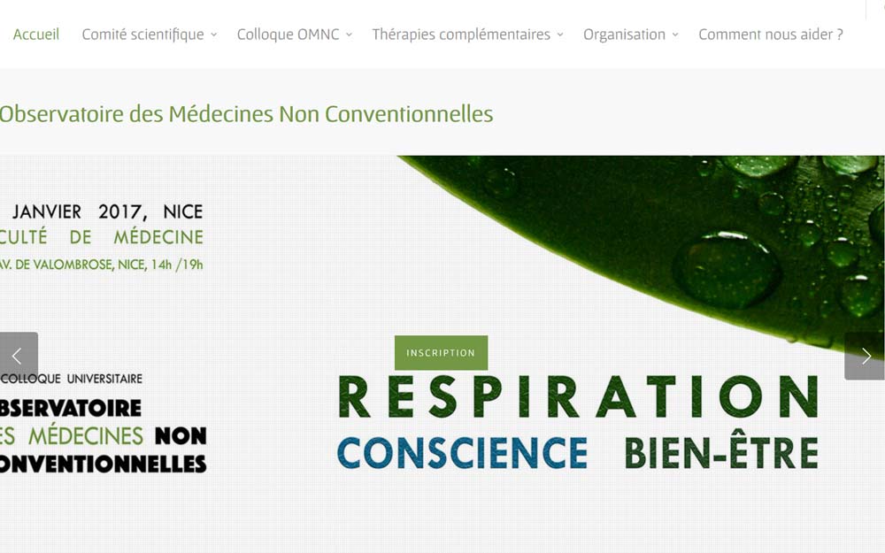 Observatoire des médecines non conventionnelles - Colloque 2017