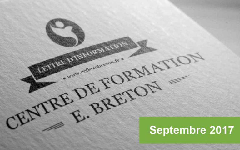 Lettre d'information – Septembre 2017