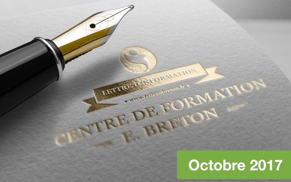 Lettre d'information – Octobre 2017