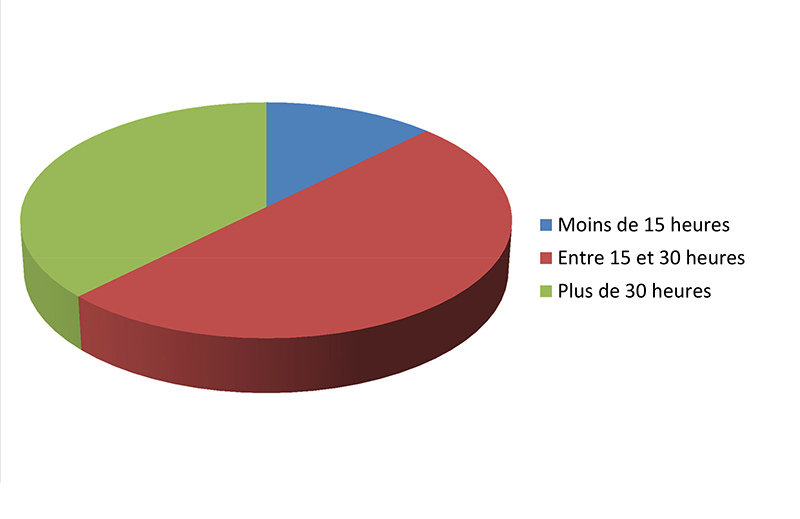 Combien de temps avez-vous consacré à l'élaboration de votre cas d'étude ?