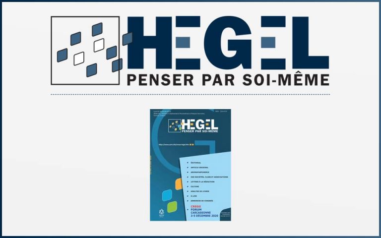 La revue HEGEL a déménagé