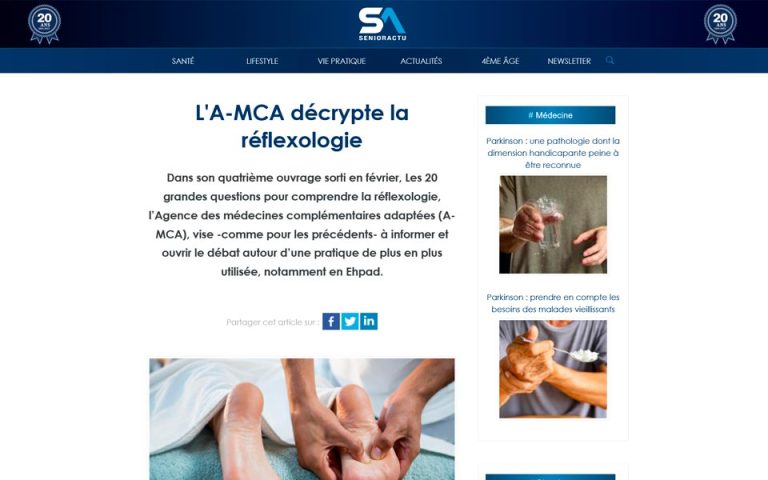 [SeniorActu] La réflexologie pour les Seniors ?