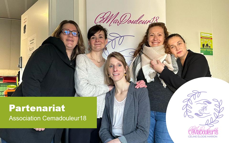 Nouveau partenariat : association CEMADOULEUR18