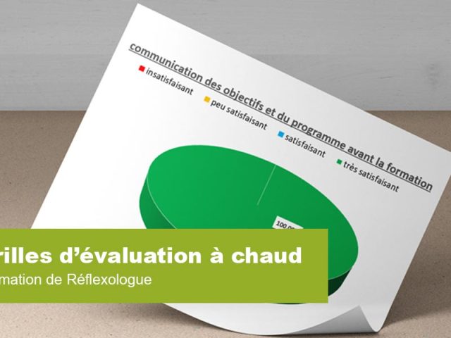 Formation de Réflexologue : grilles d’évaluation à chaud