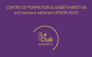 Renouvellement de l’adhésion au Club AFNOR