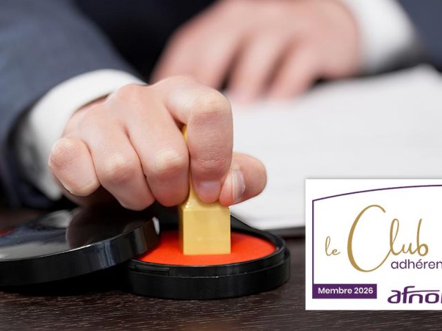 Renouvellement de l’adhésion au Club AFNOR en 2026