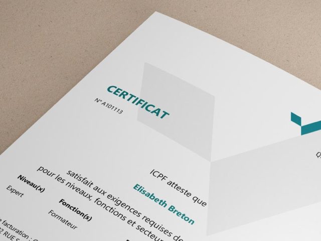 Renouvellement de la certification ICPF PRO